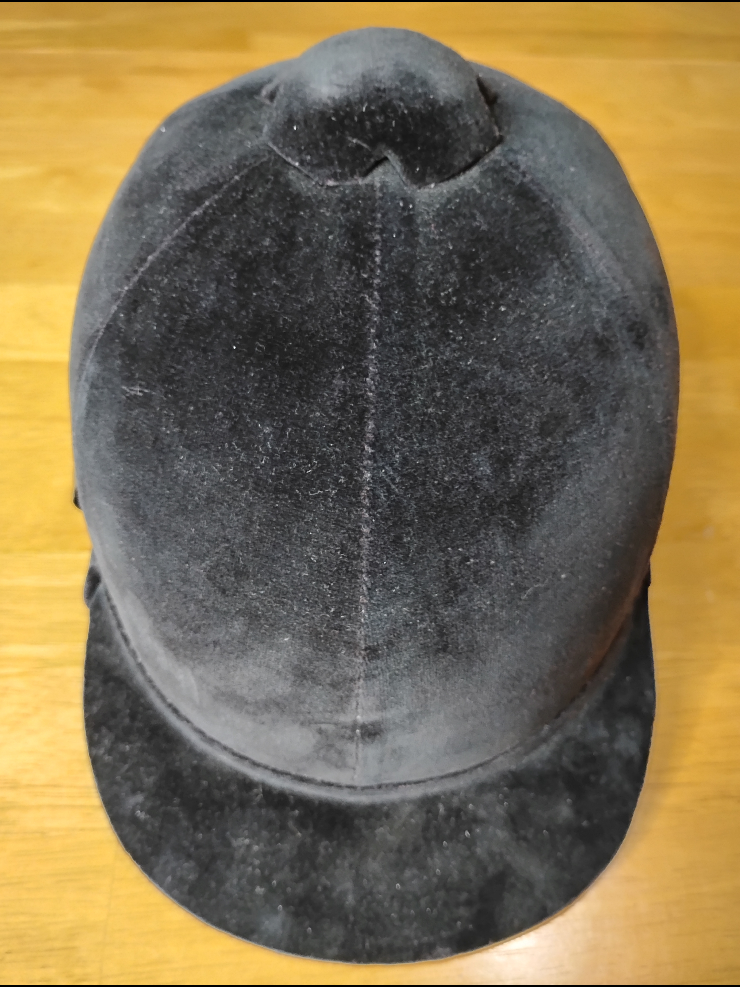 The Beaufort Bonnet Company Black Velvet Riding Helmet Hat Size 6.75